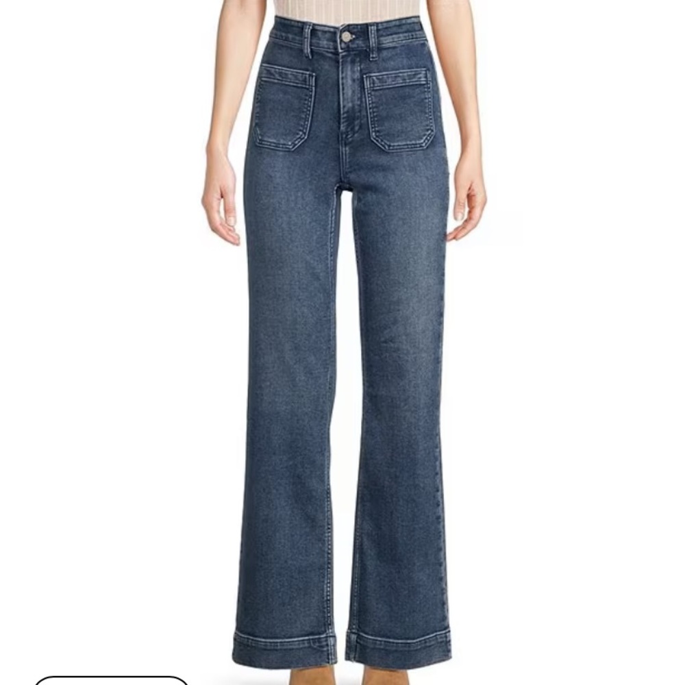 Faherty wide leg / High waist Jeans. Size 28